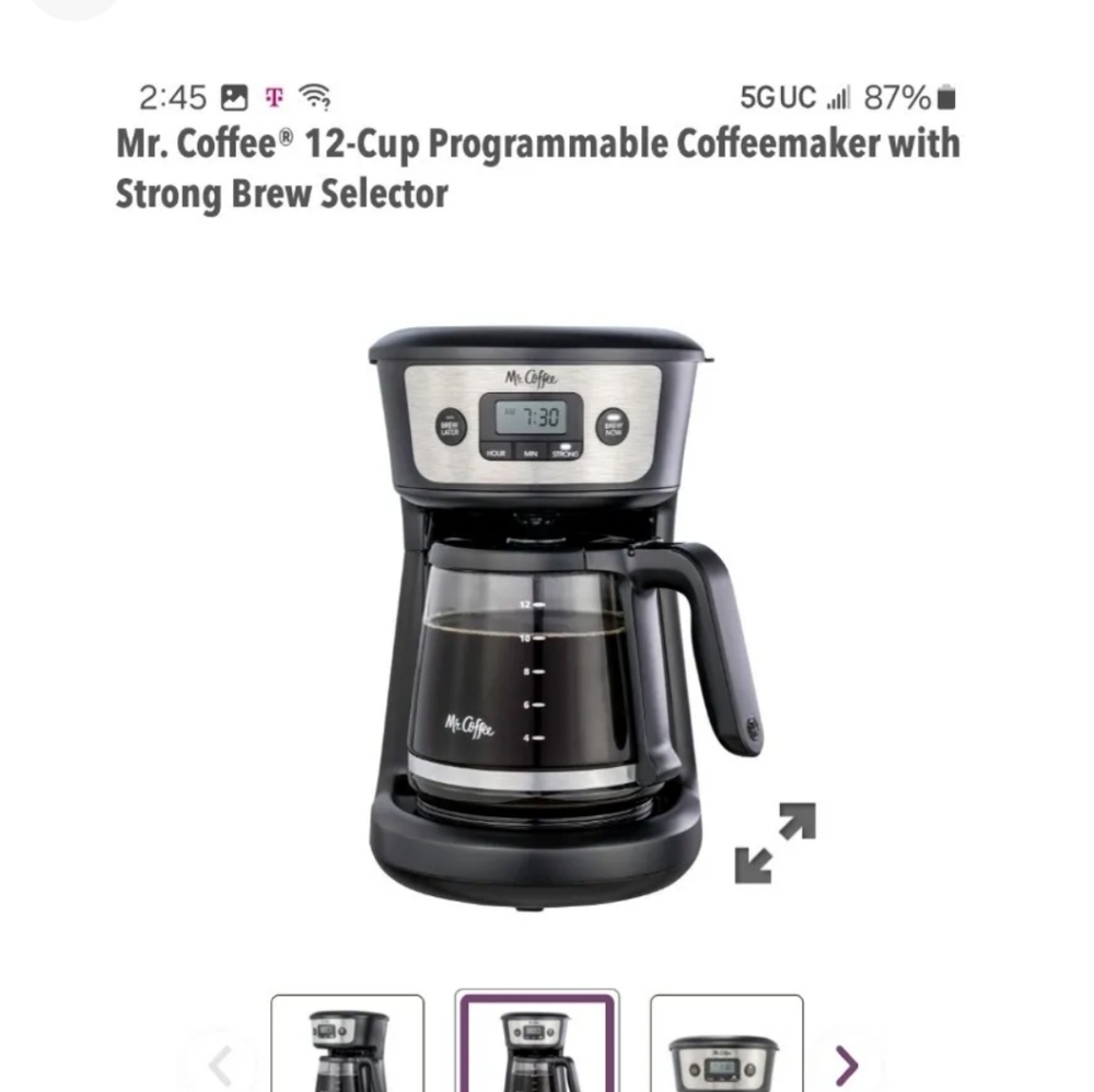 BIG SALE! Amazing NEW IN ORIGINAL PACKING BOX 12 cup Programmable coffee MAKER